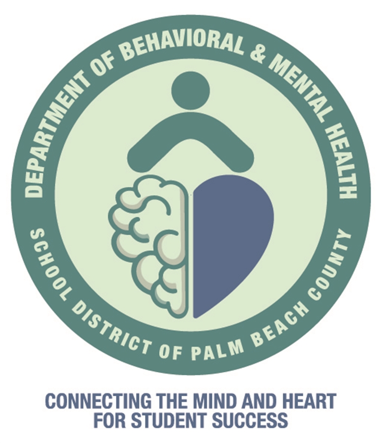 Department of Behavioral & Mental Health logo. Connecting the mind and heart for student success.